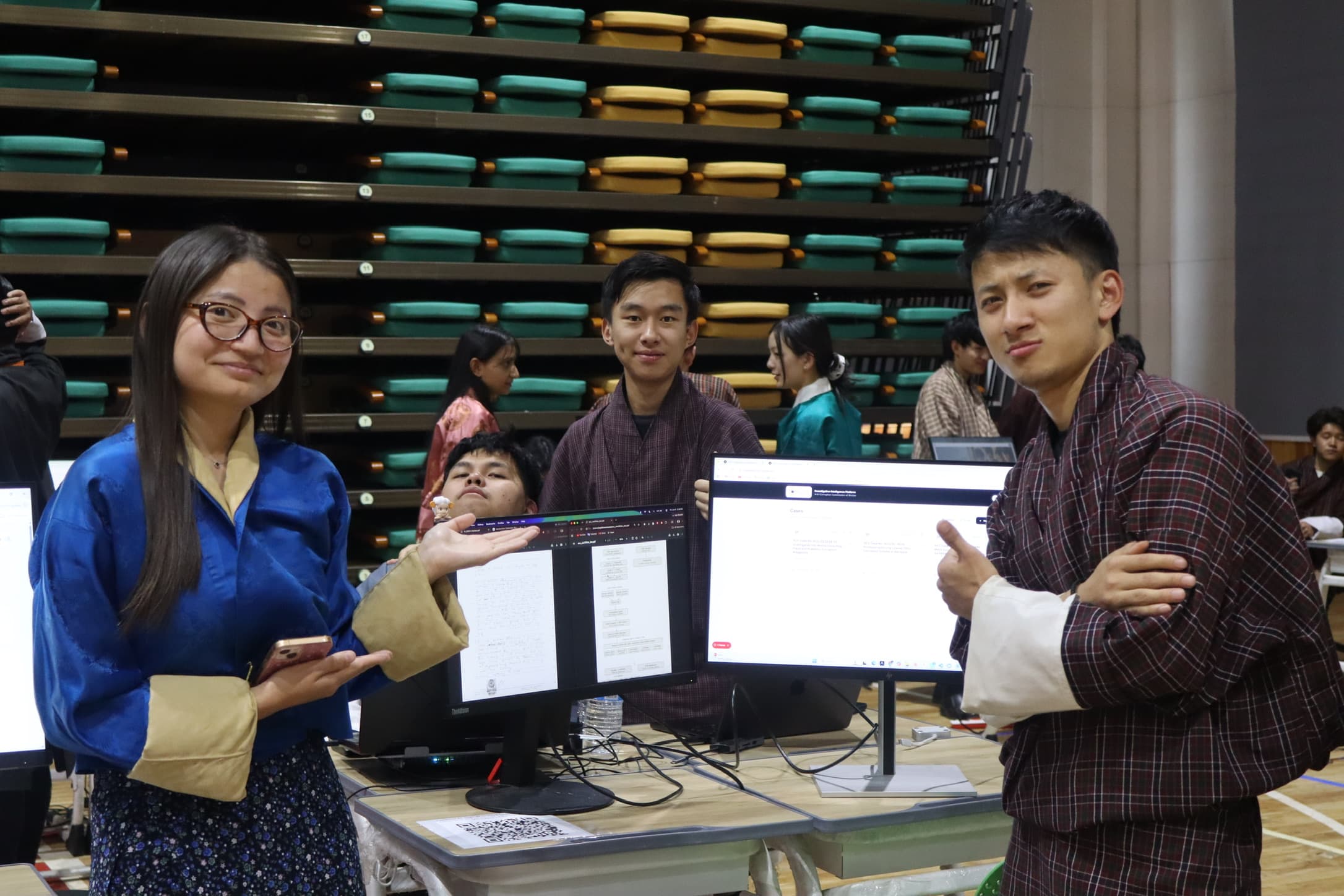 ACC Document Intelligence team presenting the project